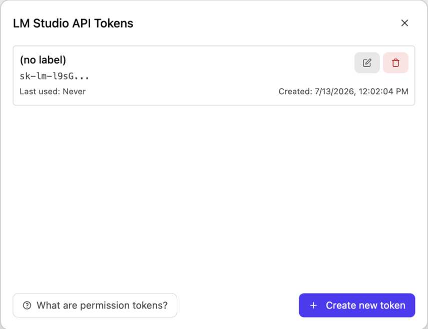 LM Studio - LM Studio API Tokens (After)